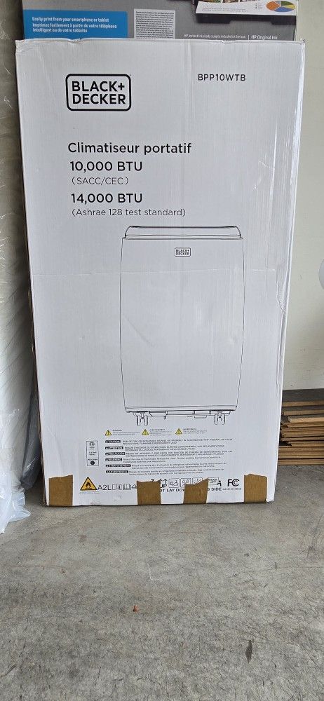 Portable Air Conditioner, Fan, and Dehumidifier BLACK+DECKER 14,000 BTU