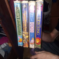 Disney's MGM Movies VHS Private Condition Boxes Little Worn