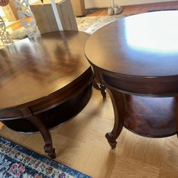 Cherrywood Coffee Table & Side Table