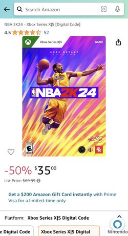 NBA 2K24 - Xbox Series X|S [Digital Code] 