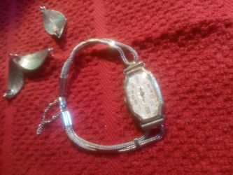 18 Karat White Gold Antique Watch