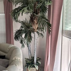 8ft Tall Palm Tree Decor 