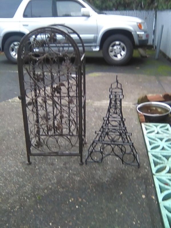 Wine Rack/eiffeil Tower Sold