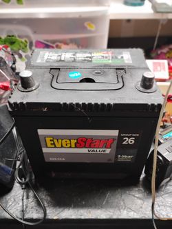 Ever Start Car Battery. Bran New Was In Car For Like A Week. Motor Blew No Use For It 