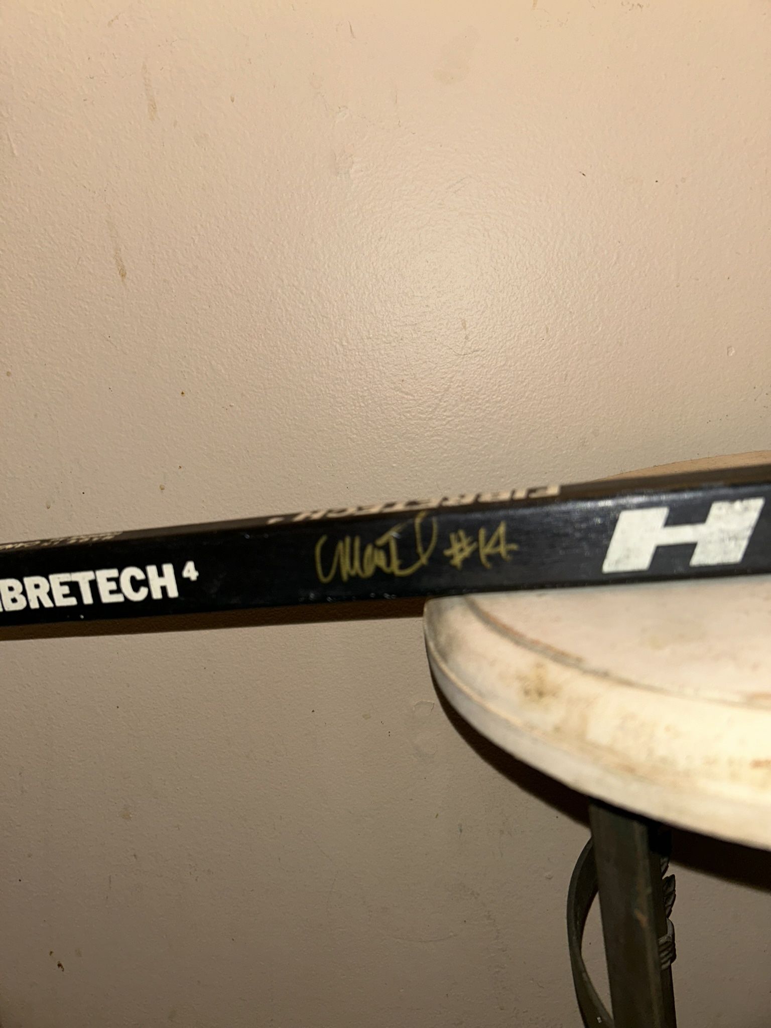 GameUsedAutographed Craig Mctavish stick