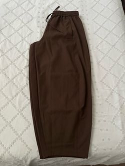 Brown Drawstring Trousers