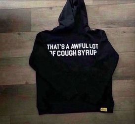 cough syrup hoodie