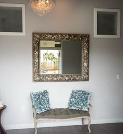Various Silver Framed mirror items !