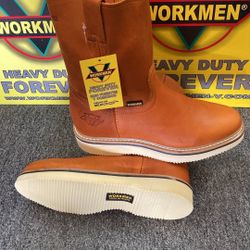 Bota De Piel Para Trabajo 