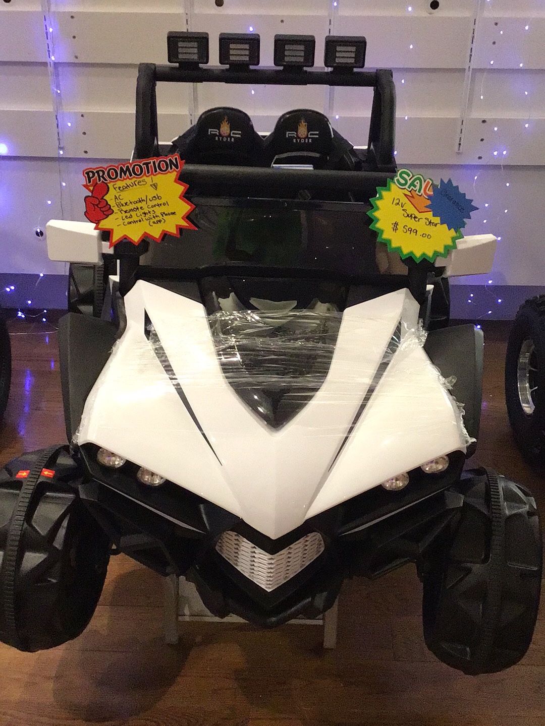 12 v WHITE CFORCE 500 “SUPER STAR”