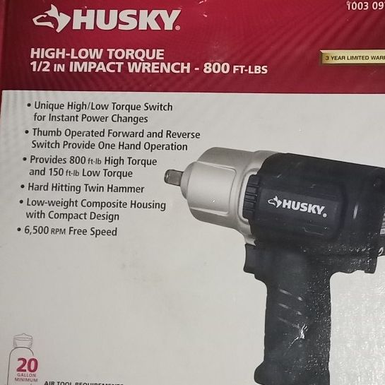 Husky high low torque hot sale
