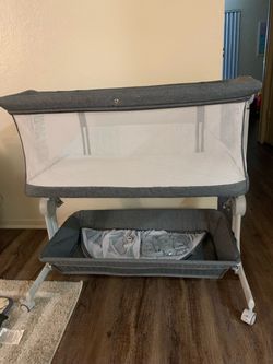 Baby Bassinet with Storage Basket