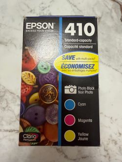 Epson 410 Color Ink Cartridges - Photo Black/Cyan/Magenta/Yellow