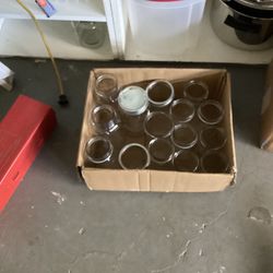 15 Canning jars Mostly Pint Some Quarts