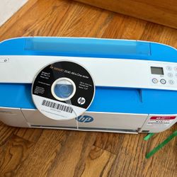 Blue Wireless Printer