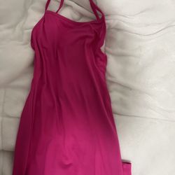 pink dress 