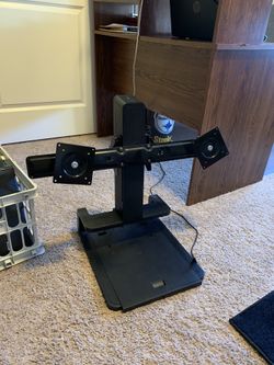 Duel display monitor bracket