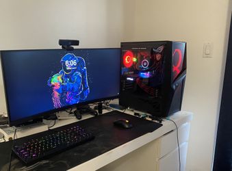 Gaming PC with 30” Curved Ultrawide Monitor