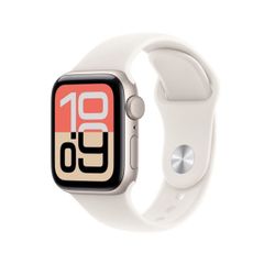 Apple Watch SE 3 GPS 40mm Starlight Aluminum Case With Starlight Sport Band - S/M