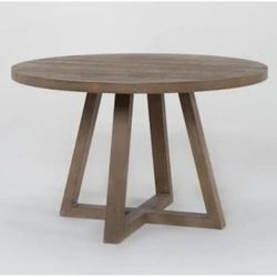 Round Wooden dining Table 48" dia