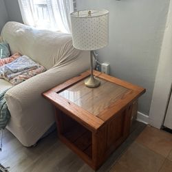 Solid Wood Side Table