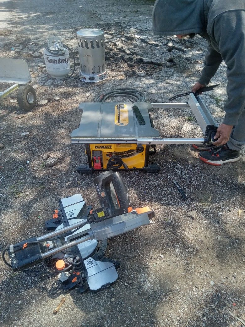 Dewalt Table Saw + Mieter Saw