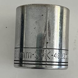 SK PROFESSIONAL, 30mm Alloy Steel Socket w/Chrome Finish 1/2" Drive, Model: 48230