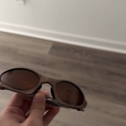 Oakley penny brown polarized transparent lenses