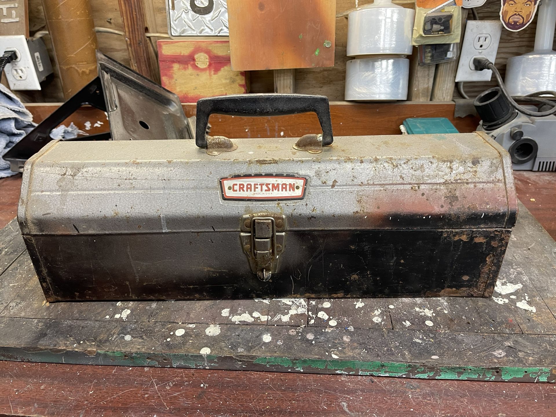 Old Vintage craftsman toolbox