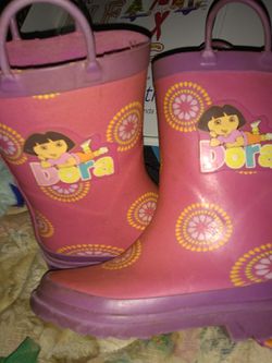 Dora girls rain boots