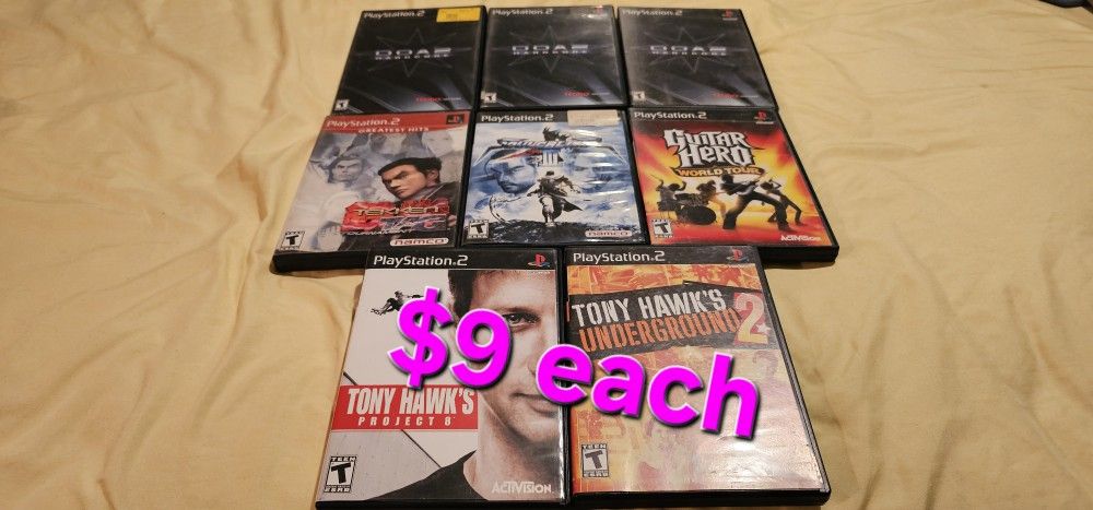 Ps2 Games $9