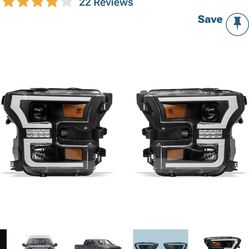 F150 Led Projector Headlights 2015-2018