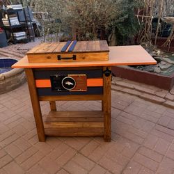 Denver Broncos, Wood Ice Chest, NFL, Custom Built! 