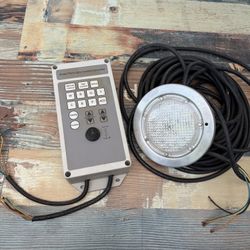 6 Inch Pool Lights, 120V Led Lights with 50 Foot Cord for Wet Niche, Underwater Swimming Pool Spa Light with Controller (50FT)