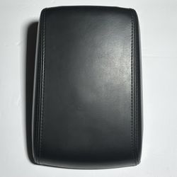 2011- 2014 Dodge Challenger Armrest / Center Console Lid Black Leather