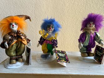 Dan Dee Collector's Choice Clowns-new with certificate of authenticity