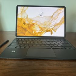 Samsung Galaxy Tab S8+ 5G with S-Pen And Samsung Book Cover