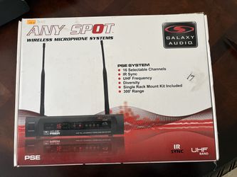 Galaxy Audio Any Spot Wireless Microphone System (PSE System)