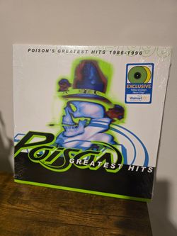SEALED Poison's Greatest Hits 1(contact info removed) (Walmart Exclusive Yellow & Green Neon Vinyl)