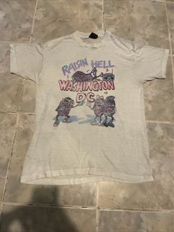 VTG 80s California Raisins “Raising Hell”Washington T-Shirt Skater Grunge SZ M