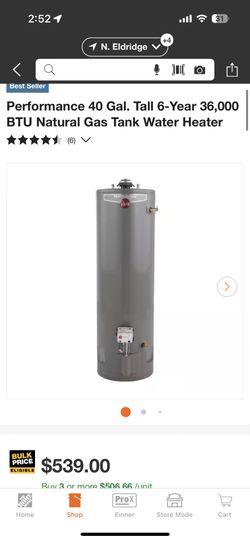 Water Heater For Sale