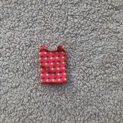 Vintage Barbie Swimsuit Top 1960s Clothing