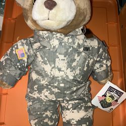 🧸 Teddy Bear Soldier | US Army in Camo 11" Tall | Bear Forces of America
