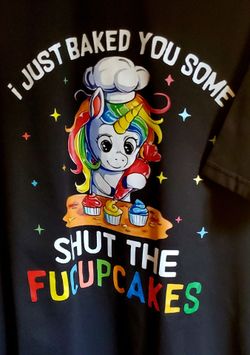 Funny Unicorn Graphic T-Shirt Black