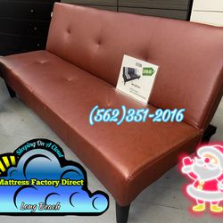 Red Futon Couch Sofa New Cama 
