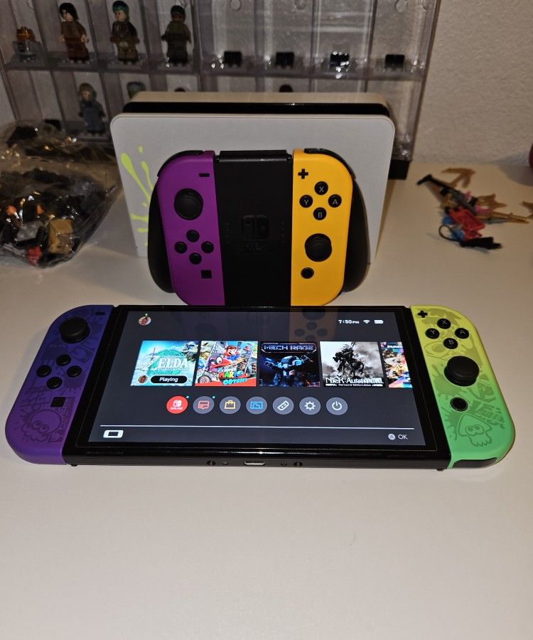 Splatoon Oled Controller Nintendo Switch Oled Splatoon for Sale in Portland, OR - OfferUp