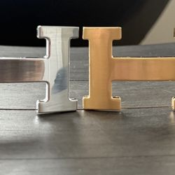 Hermes H Buckle Gold - Silver $ 10