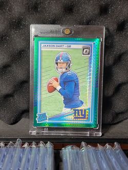 2025 Jaxson Dart Green Hyper Prizm