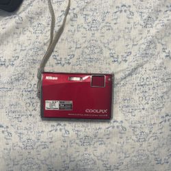Nikon Coolpix S60 Red Camera Touch Screen