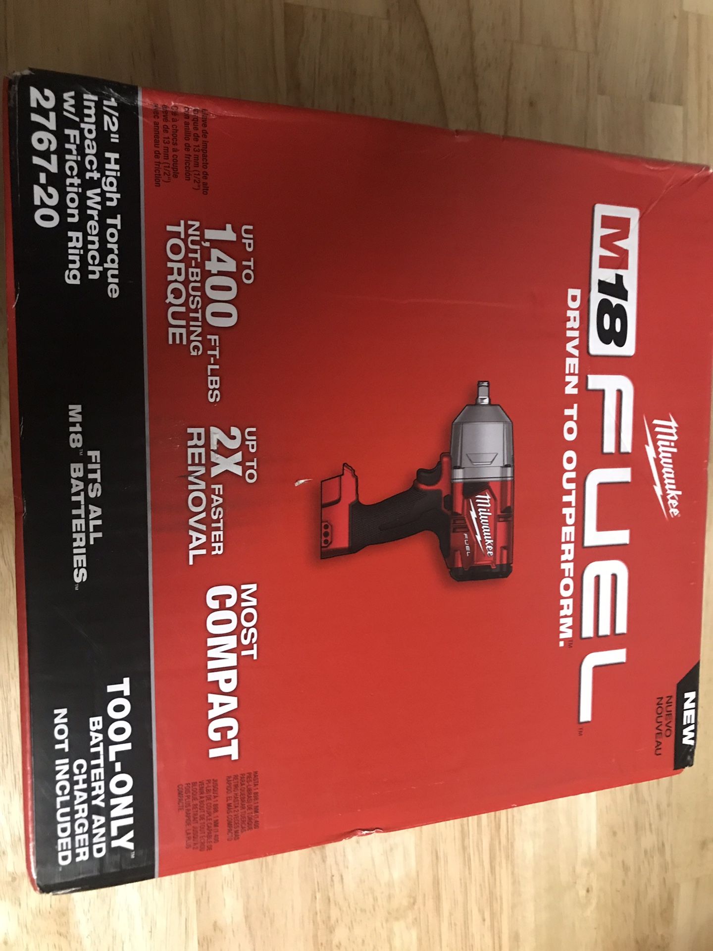 Milwaukee high torque impact wrench